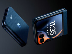 Razr 60 将沿用 Edge 60 Fusion 的设计，采用不同寻常的纹理背板。(图片来源：via Evan Blass）