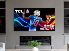 TCL QM8K 电视机(如图)现已在美国上市。(图片来源:TCL)