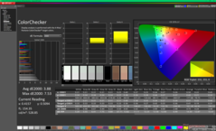 校准前的 ColorChecker(sRGB)