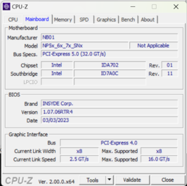 CPU-Z 主板