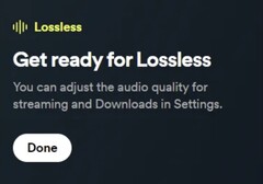 Spotify 即将推出的高保真层级上个月被 Reddtor 泄露，详细介绍了用户界面元素和比特率。(来源：OhItsTom via Reddit）