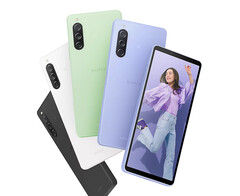 Xperia 10 V有四种颜色可供选择。(图片来源：索尼)