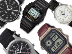 卡西欧（Casio）、精工（Seiko）和西铁城（Citizen）等品牌以设计低于 150 美元的功能性手表而闻名。图为上述品牌的多款手表。(图片来源：Casio、Seiko、Timex、Orient - 已编辑)