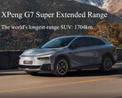 XPeng G7 最长续航 SUV。(图片来源：XPeng）