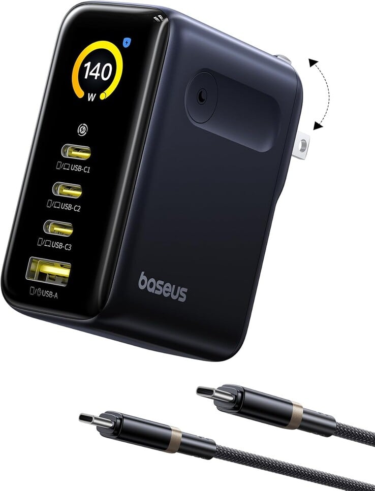 Baseus PicoGo AH11 140W GaN 充电器。(图片来源:Baseus)