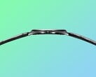 西铁城 Eco-Drive One AQ5025-04N 腕表,配有森林绿珍珠母贝表盘、黑色表壳、银色指针和时标,以及黑色皮革表带。