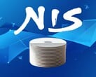 空白 PS5 光盘上显示的 NIS America 徽标
