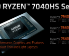 AMD的Ryzen 7040HS系列处理器现已正式上市（图片来自AMD）