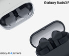 Galaxy Buds 3 FE 将于 2025 年 9 月 5 日开始发售。图：两种颜色的无线耳塞。(图片来源：三星 - 已编辑）