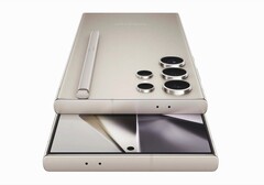 三星Galaxy S24 Ultra 的宣传图已经泄露。(图片:@sondesix,已编辑)