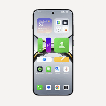 ColorOS 16 中的全新 Flux 主屏幕（图片来源：Oppo）