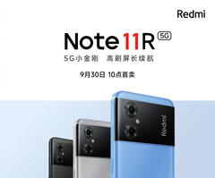 Redmi Note 11R是众多Redmi Note 11系列智能手机中的一款。(图片来源:小米)