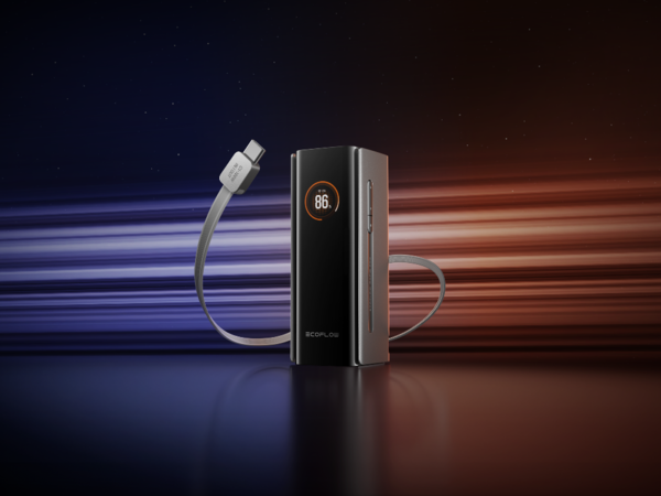 EcoFlow Rapid Pro 20,000mAh 移动电源的最大输出功率为 230W。(图片来源：EcoFlow）