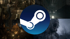 生化危机 0》、《生化危机 HD 重制版》、《生化危机 7》和《生化危机村》的剪辑截图拼贴。(图片来源:Steam - 编辑)