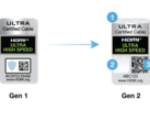 新认证与 QR 码配合使用。(图片：HDMI LA）