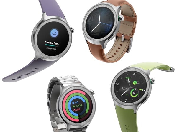 Moto Watch 可搭配多种表带。(图片来源:摩托罗拉)