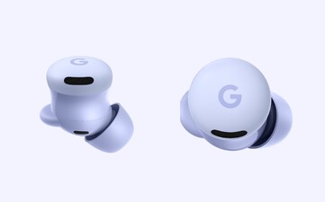 虹膜中的 Pixel Buds 2a。(图片来源：谷歌）