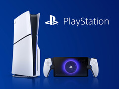 PS5 旁的 PlayStation Portal（图片来源：索尼 PlayStation，有编辑）。