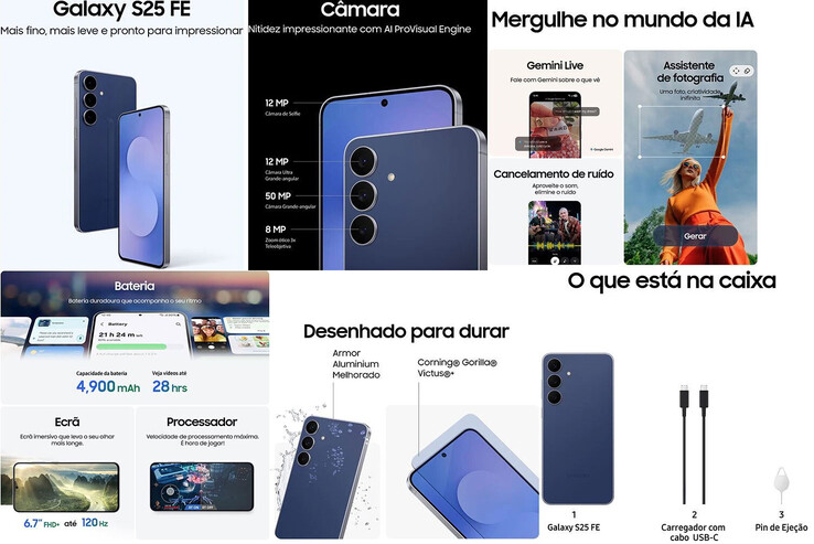 三星Galaxy S25 FE 的宣传图片（图片来源：MediaMarkt）