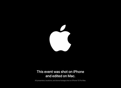 Apple 指出它的 "Scary Fast "活动是用 iPhone 拍摄的。(来源 : )Apple