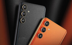 Galaxy F55 采用素食皮革图案，对三星近期的设计语言进行了调整。(图片来源：三星）