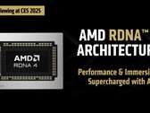 AMD RDNA 4 在 2025 年 CES 上预览。(图片来源：AMD）