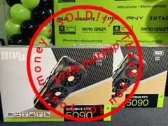 GeForce RTX 5090 的变体在 eBay 等网站上被卖到了天价。(图片来源:eBay - 已编辑)