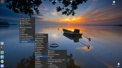 Zenwalk Linux 当前 241227 圣诞老人(图片来源:Zenwalk GNU Linux)