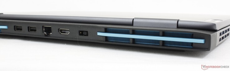 后部USB-A 3.2 Gen. 2（10 Gbps）、RJ-45 千兆位、HDMI 2.1、交流适配器