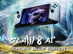 冰川蓝版是微星迄今为止第二次更新 Claw 8 AI+。