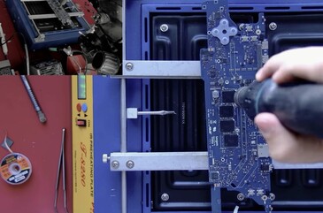 这个过程涉及大量的焊接和拆焊工作。