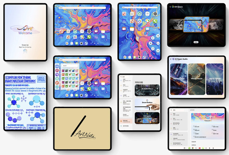 Teclast ArtPad Pro 还配备了 800 万像素前置摄像头和 1300 万像素后置摄像头。(图片来源：Teclast）