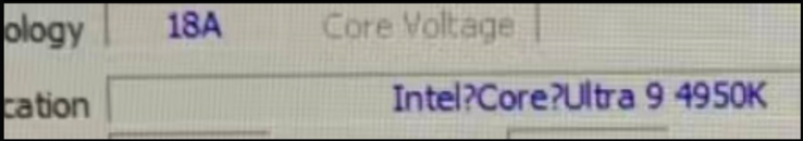 英特尔酷睿Ultra 9 4950K Nova Lake