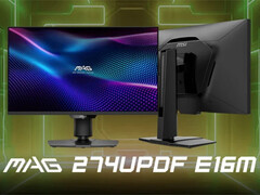 MAG 274UPDF E16M 还包含一个 USB Type-C 端口，可提供 DisplayPort Alt 模式和 15 W Power Delivery。(图片来源：微星）