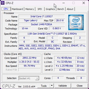 CPU-Z。CPU