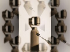 大疆创新在 X 上发布的最新预告视频中展示的新款 Osmo Pocket 4。