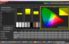 经 CalMAN ColorChecker 校准