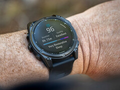 Fenix 8 手表表面现在可以显示对焦模式。(图片来源：Garmin）
