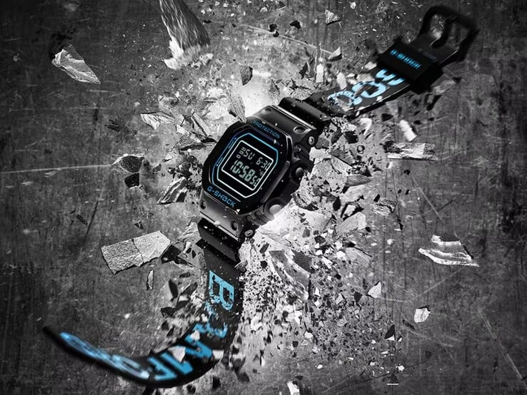 卡西欧 G-Shock x Bamford GM-5600BWD-1 手表。(图片来源：卡西欧）