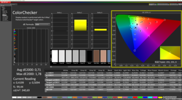 校准后的 ColorChecker