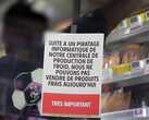 法国一家超市的网络攻击通知