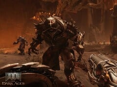 毁灭战士：黑暗时代》的故事发生在《毁灭战士 2016》之前。(图片来源：Bethesda）