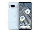 Pixel 7a将是谷歌首款支持面部解锁的中档智能手机。(图片来源：OnLeaks &amp; MySmartPrice)
