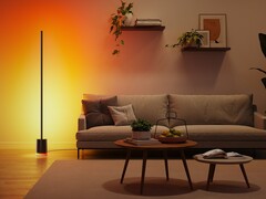 Govee Floor Lamp Pro 与 Floor Lamp 2（上图）同时亮相。(图片来源：Govee）