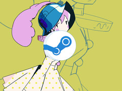 魔力宝贝》的免费期将持续到 2026 年 2 月 9 日。图：游戏中的艺术品，上面有 Steam 徽标（经编辑）。