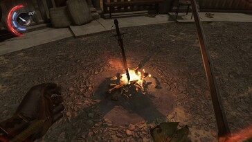 图为Dishonored® 的游戏截图：局外人之死™》的游戏截图。