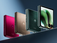 Razr 60 Ultra 将有四种颜色可供选择，表面处理各不相同。(图片来源：via Evan Blass）