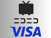 Niconico 视频共享网站和 Visa 徽标（图片来源：Niconico、Visa）