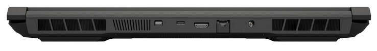 背面Mini Displayport 1.4a (G-Sync)、USB 3.2 Gen 2 (USB-C)、HDMI 2.1、千兆以太网、电源