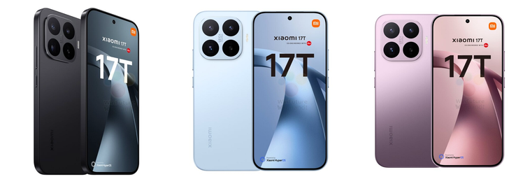 小米 17T 的高清渲染图。